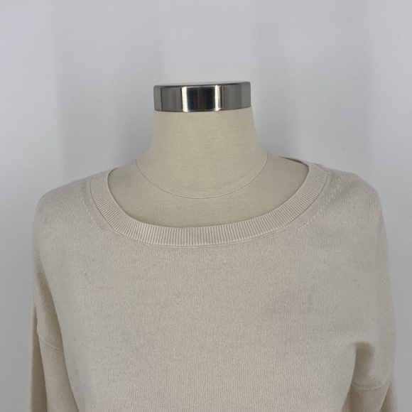 Banana Republic Factory Pullover Round Neck Long Sleeve Lace Trim Sweater - Picture 5 of 12